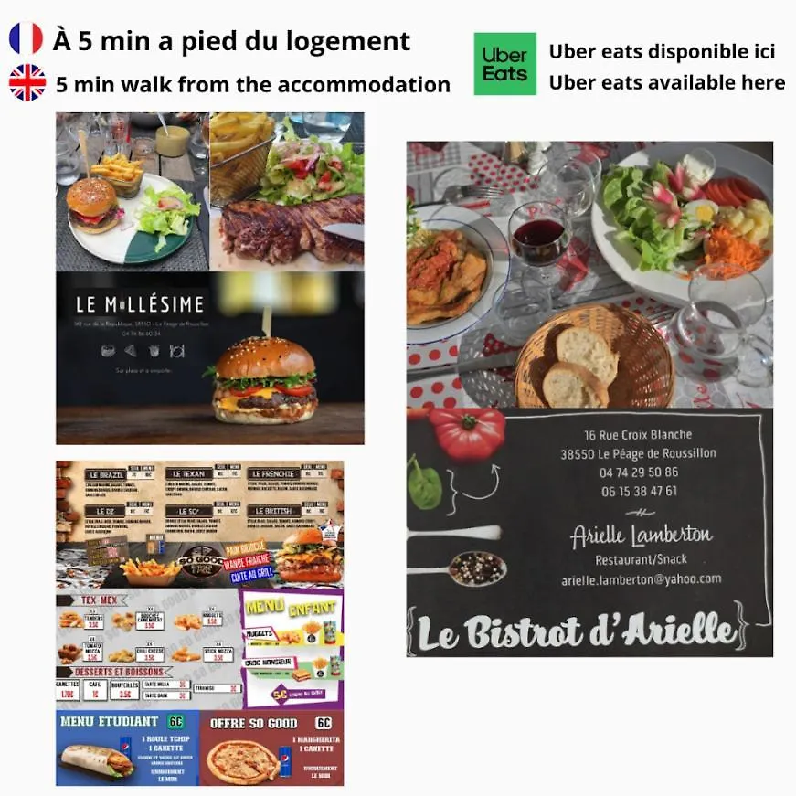 City Nest Cosy Et Spacieux Le Peage-de-Roussillon 0*,